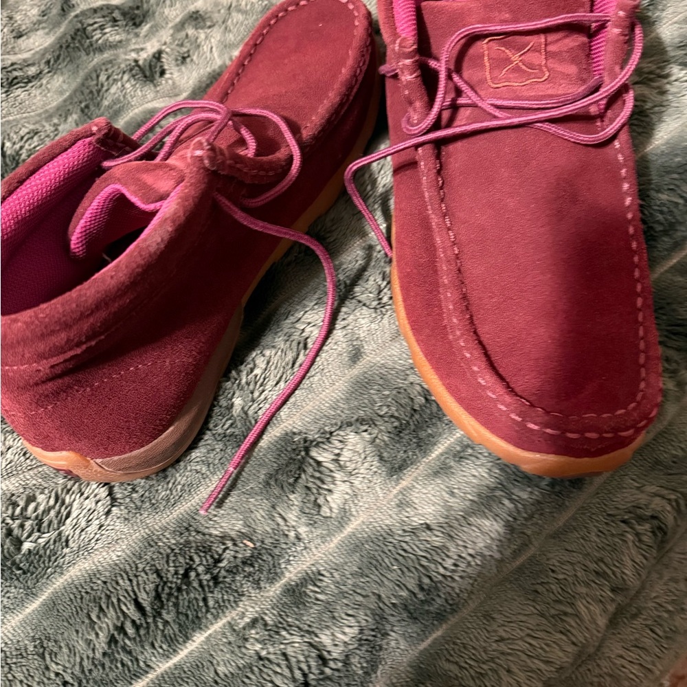 Twisted X Burgundy Ankle Boots